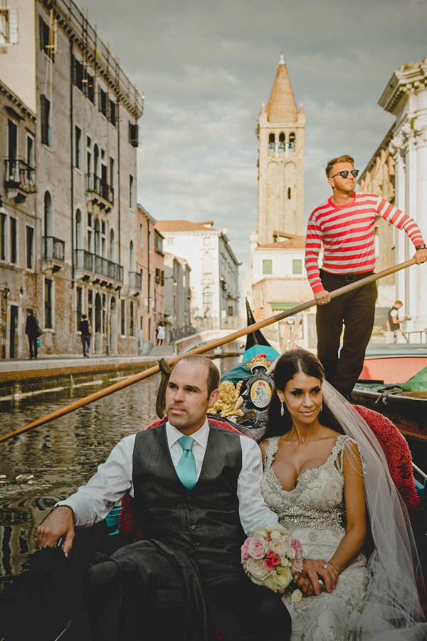 Venice wedding gondola
