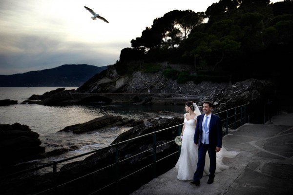 waterfront wedding in Italy