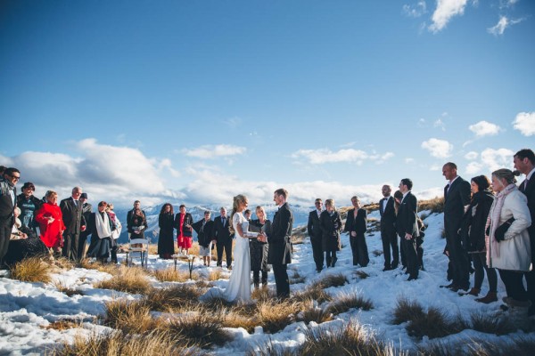 New Zealand mountain wedding