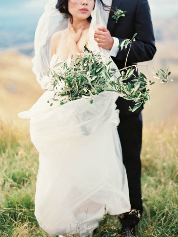 textured greenery bouquet