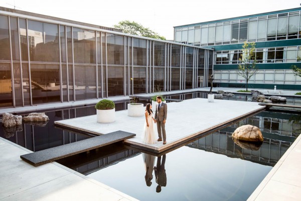 Romantic Wedding At The Museum Of Contemporary Art Detroit