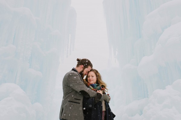 Snowy-Couple-Session-Ice-Castles-New-Hampshire-Darling-Photography (5 of 20)