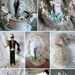Whimsical Wedding Cake Toppers, Hats, Crowns and Tiaras by Ashley Carter