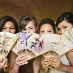 Paper Fans and Parasols to Beat the Summer Wedding Heat