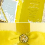 Colorful Wedding Invitations and Calligraphy