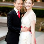 Multi-Cultural Red and Gold Fall Wedding Style at Marvimon Los Angles – Erin and Jeff