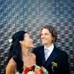 Colorful Modern San Francisco Wedding at the De Young Museum- Julie and John