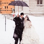 Snowy Winter Wedding Style in Washington DC – Abigail and Pablo