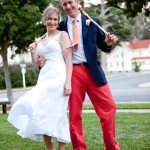 Orange and Navy Blue Presidio, San Francisco Wedding Style – Nicole and Wyatt