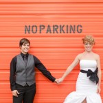 Fun and Funky Citrus Orange and Lime Green Detroit Wedding – Jenna and Alaine