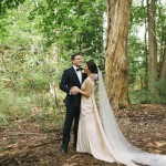 Navy and Pink Garden Wedding in Ohio – Liz and David