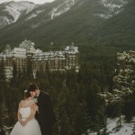 Winter Wedding at Fairmont Banff Springs by Gabe McClintock – Megan and Eric