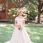 Dreamy Floral Crown Bridal Style with Photos from Taylor Lord Photography