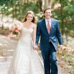Coral and Navy Nautical Wedding on Lake Michigan with Photos by Harrison Studio – Jamie and Ryan