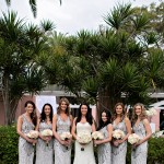 Glamorous Bridal Party Style with Sequin Bridesmaid Dresses and Photos by Kristen Weaver Photography