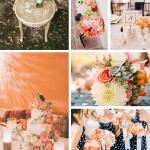 Coral, Navy and Gold Color Palette Inspiration