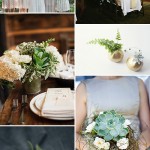 Green, Gold, and Ivory Wedding Color Palette