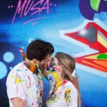 Colorful Engagement in Miami