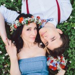 Springtime Engagement in the Woods