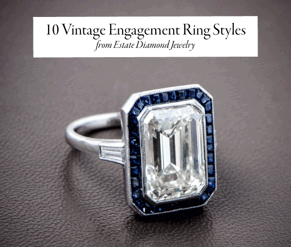 estate engagement rings