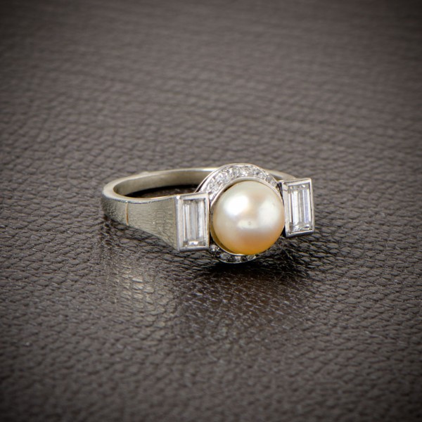 11005-Art-Deco-Natural-Pearl-Engagement-Ring-Artistic-View