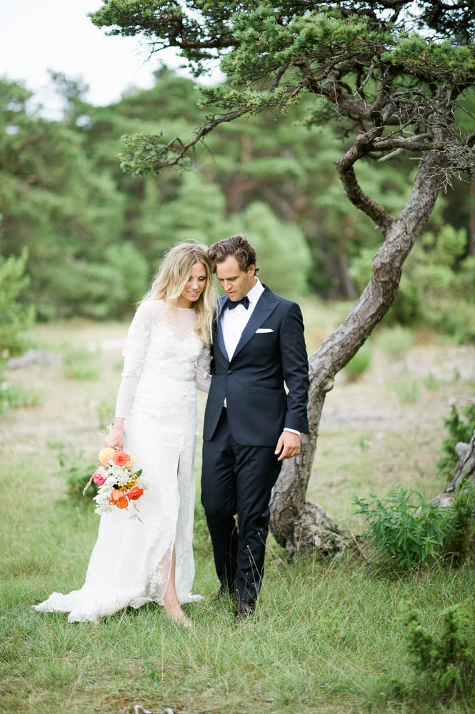 Intimate Island Wedding in Sweden Junebug Weddings