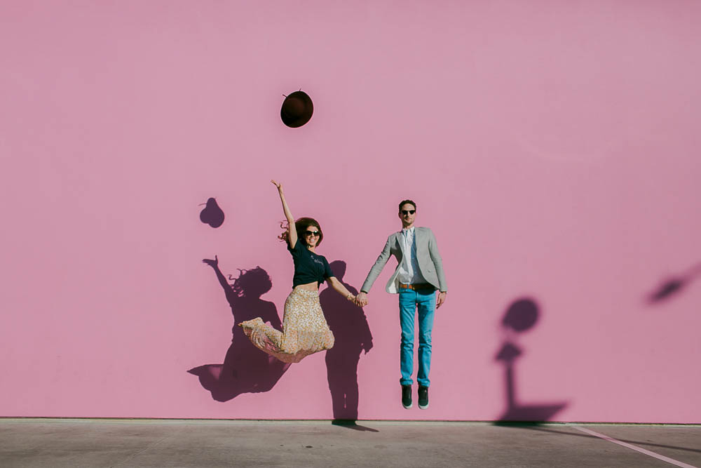 Fashionable LA Engagement by Andrew Abajian | Junebug Weddings