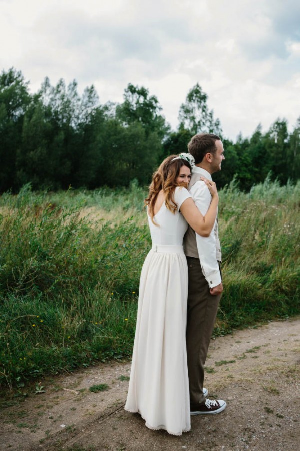 Traditional lithuanian shop wedding dress