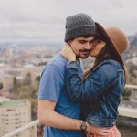 Rooftop Engagement Session in Portland
