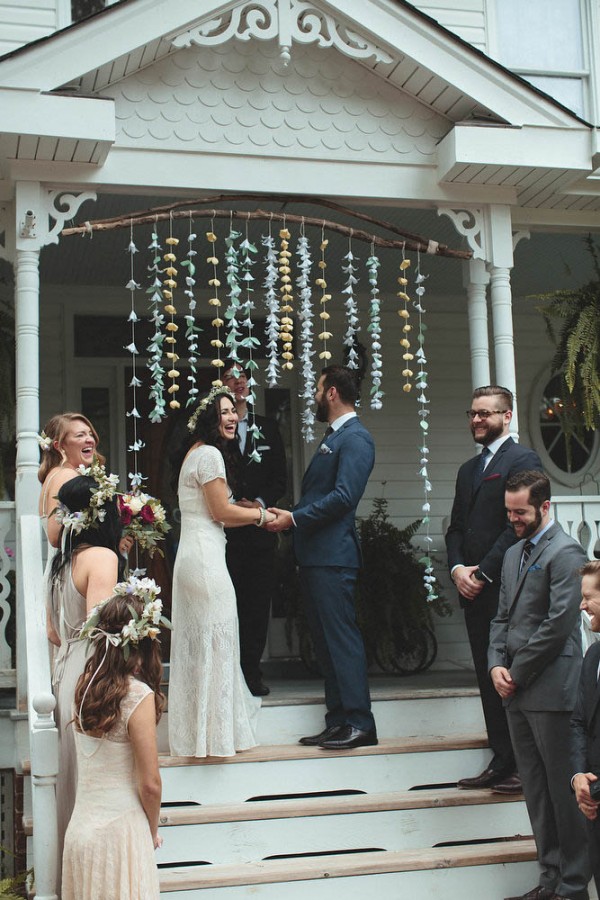 Beautiful Backyard Wedding in Richmond VA Junebug Weddings