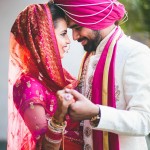 Fuchsia and Orange Wedding in India