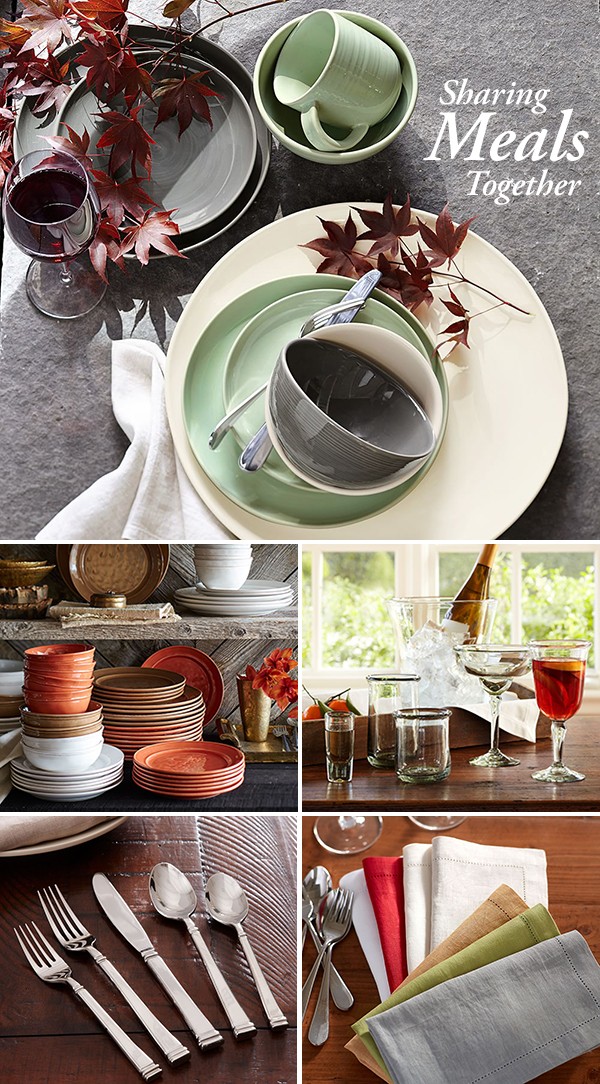 dinnerware and flatware