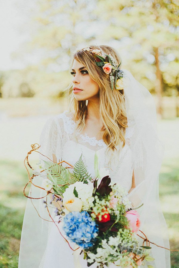 Bohemian Botanical Inspired Missouri Wedding | Junebug Weddings