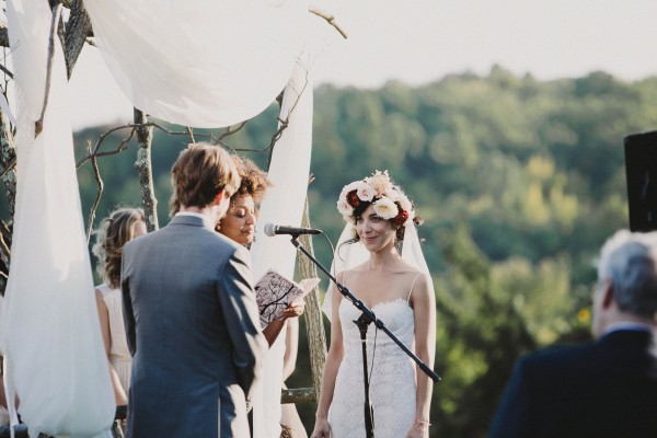 new york wedding photographer cedar lakes estate jewish guitar viva max chellise michael photography daniel sarah upstate flower crown