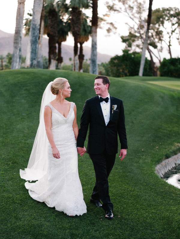 Glam Palm Springs Wedding at Thunderbird Country Club | Junebug Weddings