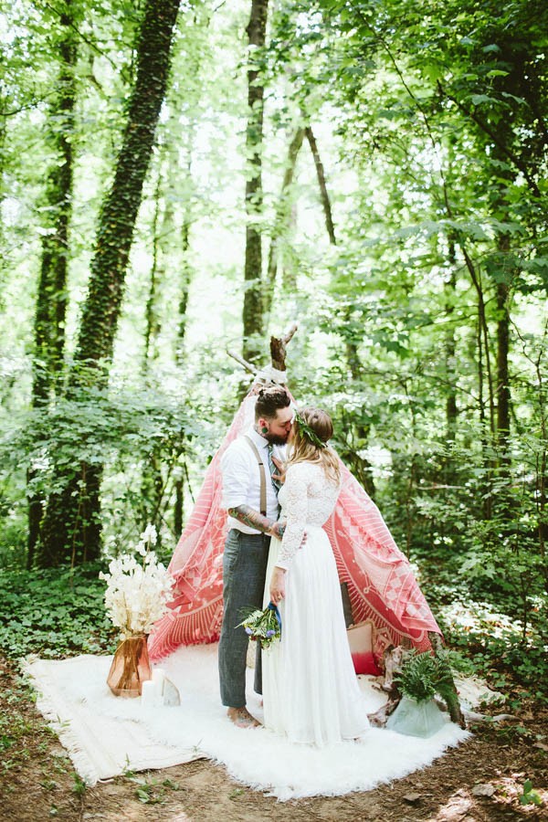  Alternative  Forest Wedding  Inspiration Junebug Weddings 