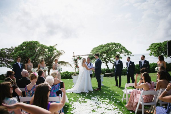 Hawaiian Destination Wedding At Turtle Bay Resort Junebug Weddings