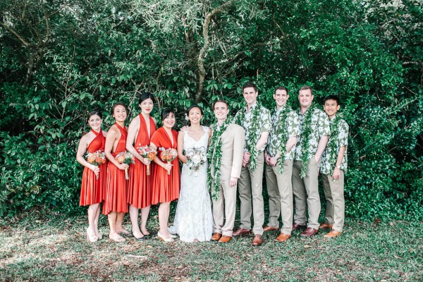 Chic Hawaiian Wedding At Sunset Ranch Junebug Weddings