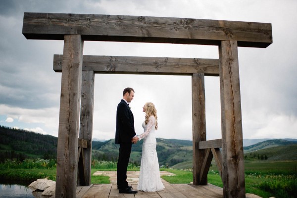 Rustic Cabernet and Grey Harry Potter Wedding at Cross Creek Ranch