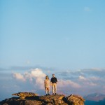 Thrilling Rocky Mountain National Park Engagement Photos