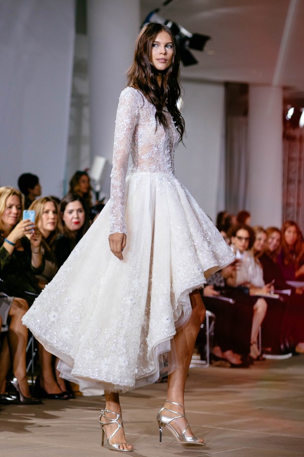 Exclusive Look Backstage at Bridal Fashion Week 2015 | Junebug Weddings