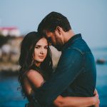 Intimate Ocean Engagement Photos at Lighthouse Park