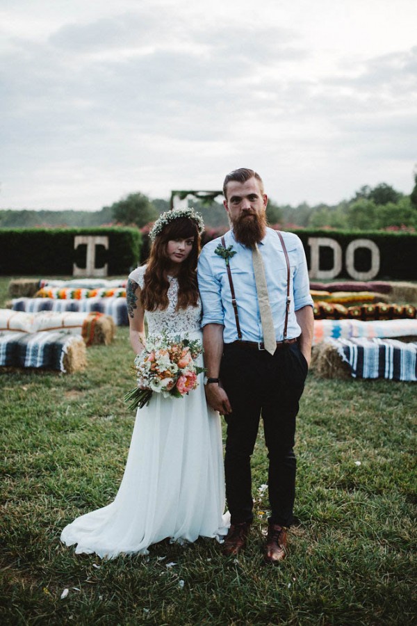 Rustic Boho Wedding at Merry Hill Farm Junebug Weddings