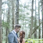 Understated Alaska Destination Wedding in Orange and Navy