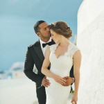 Romantic Santorini Destination Wedding at La Maltese