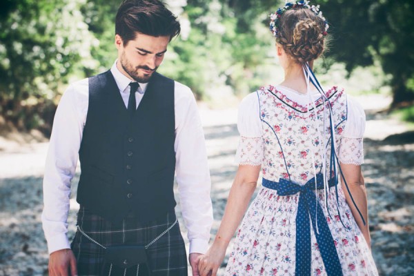 Scottish Inspired Austrian Wedding Junebug Weddings