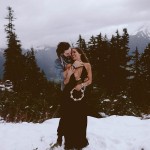 Snowy Couple Session at Mt. Baker