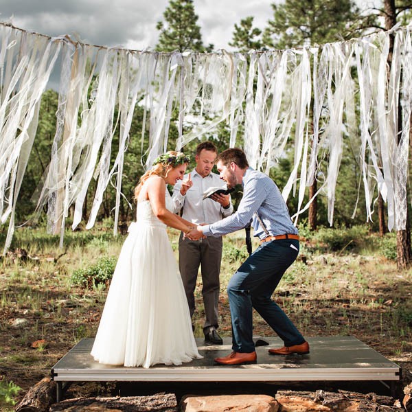 Bohemian Woodland Wedding At The Cabins At Strawberry Hill