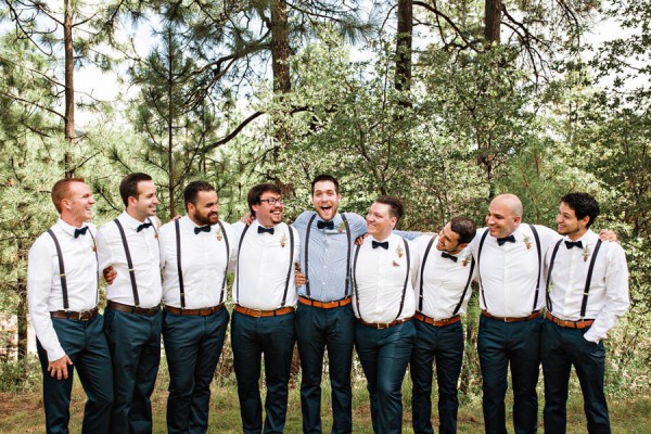 Bohemian Woodland Wedding at the Cabins at Strawberry Hill | Junebug ...