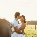 Adorable Perth Engagement Photos in the Countryside